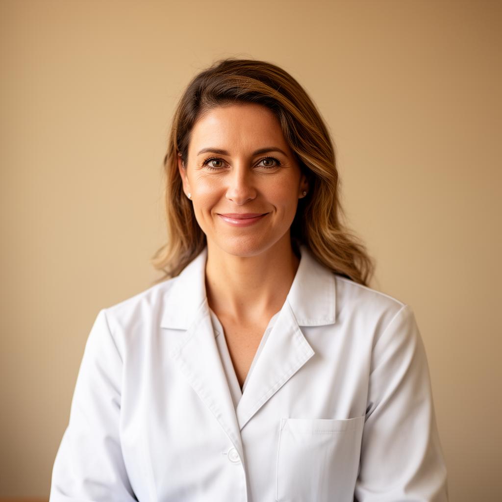 podiatrist explaining foot care